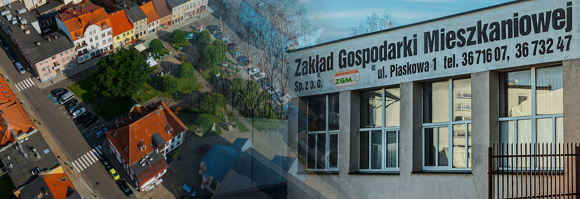 Baner wizerunkowy top, Witamy w portalu Zakładu Gospodarki Mieszkaniowej Sp. z o.o. w Złocieńcu
